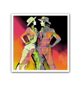 Sensual Feminine Dance Elegance Wrapped Canvas - Beyond T-shirts